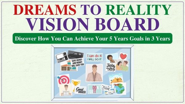 Dreams to Reality Vision Board